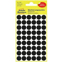 Avery Black Dot Stickers