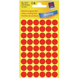 Avery Bright Red Dot Stickers