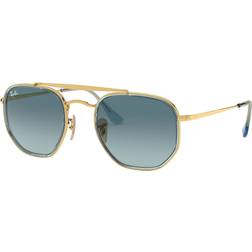 Ray-Ban Marshal II Sunglasses - Men's Gold/Blue