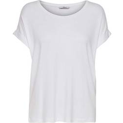 Only Moster S/S O Neck Top - Valkoinen