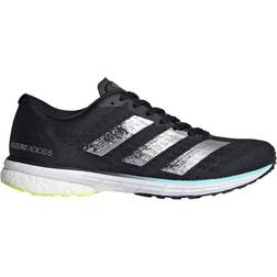 Adidas Adizero Adios 5 Shoes - Black/Silver Metallic/Solar Yellow Female