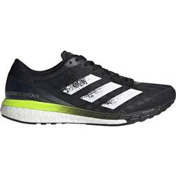 adidas Adizero Boston 9 M - Core Black/Cloud White/Solar Yellow