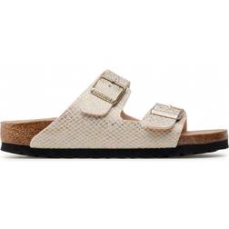 Birkenstock Arizona Microfiber - Shiny Python Eggshell