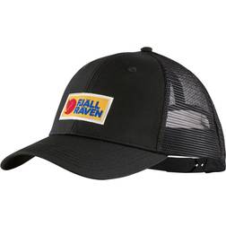 Fjällräven Cappellino Trucker Logo - Nero