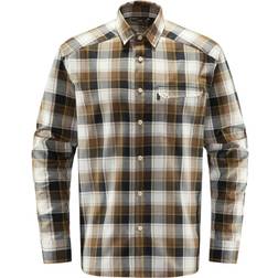 Haglöfs Tarn Flannell Shirt - Teak Brown/True Black