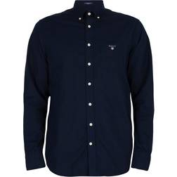 Gant Plain Broadcloth Shirt - Navy