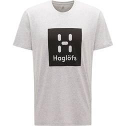 Haglöfs Camp T-shirt - Grey Melange/True Black