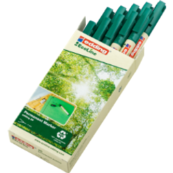 Edding 25 Ecoline Permanent Marker Green 10-pack