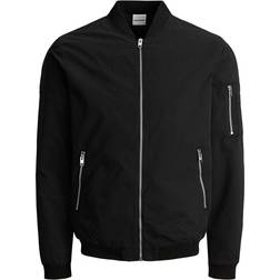 Jack & Jones Bomber Jacket - Black