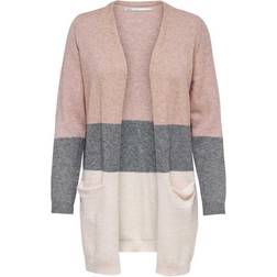 Only Queen Long Knitted Cardigan - Pink/Misty Rose