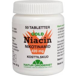 Natur Drogeriet Niacin Nikotinamid 420mg 50 stk