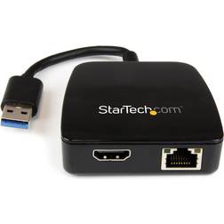 StarTech USB A-RJ45/HDMI 3.0 M-F 0.1m