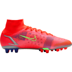 Nike Mercurial Superfly 8 Elite AG - Bright Crimson/Indigo Burst/White/Metallic Silver