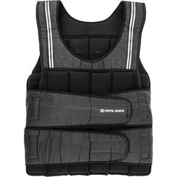 Capital Sports Vestpro 20 Gilet lesté pour musculation 20 kg 38 poids amovibles