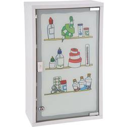 HI Armoire À Pharmacie 30 x 15 x 50 cm Multicolore