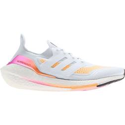 Adidas UltraBOOST 21 W - Crystal White/Crystal White/Acid Orange