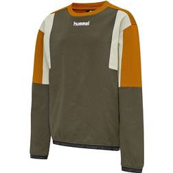 Hummel Junior Sander Sweatshirt Orange/Green Unisex