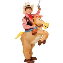 Widmann Costume Cowboy Cavallo Gonfiabile bambino