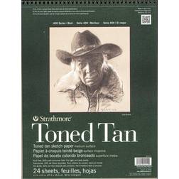 Strathmore 400 Series Toned Tan Sketch Paper 27.9x35.6cm 24 sheets