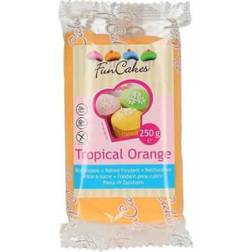 Funcakes Fondant Tropical Orange 250g Sockerpasta