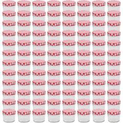 vidaXL Jam Kitchen Container 96pcs 0.11L