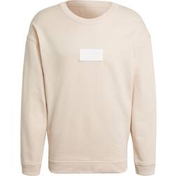 adidas R.Y.V. Silicone Double Linear Badge Crew Sweatshirt - Halo Ivory