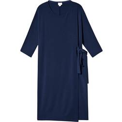 Boob Wonton Dress - Navy