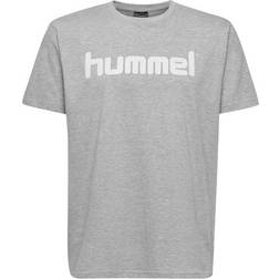 Hummel Go Kids Cotton Logo T-shirt - Grey Melange (203514-2006)