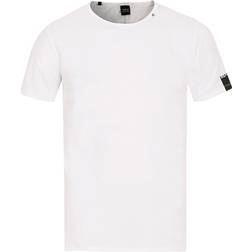 Replay Raw Cut Cotton T-Shirt - White Male