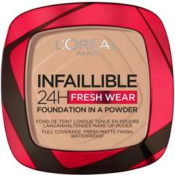 L'Oréal Paris Infaillible 24H Fresh Wear Foundation in a Powder #120 Vanilla