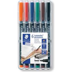 Staedtler Lumocolor Permanent Pen 314 B 6-pack