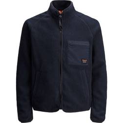 Jack & Jones Teddy Jacket - Blue/Navy Blazer