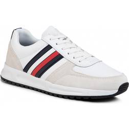 Tommy Hilfiger Signature Leather Lace Up M - White