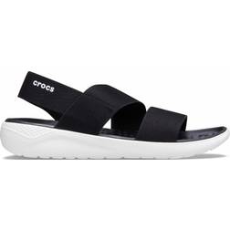 Crocs LiteRide Stretch Sandal Women - Black/White