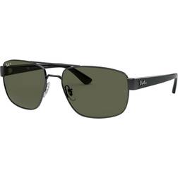 Ray-Ban Homme Sunglass RB3663 - Monture Gunmetal Vert