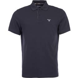 Barbour Tartan Pique Polo Shirt - Navy/Dress