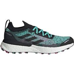 adidas Terrex Two Ultra Trail Running Shoes - Acid Mint/Core Black/Screaming Pink Male