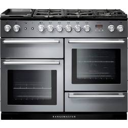 Rangemaster NEX110DFFSS/C Nexus 110cm Dual Fuel Chrome, Stainless Steel