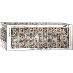 Eurographics The Sistine Chapel Ceiling by Michelangelo 1000 Pieces