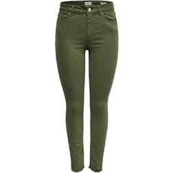 Only Blush Ankle Skinny Fit Jeans - Green/Kalamata