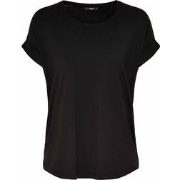 Only OnlMoster S/S O-Neck Top - Musta