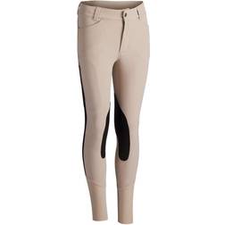 Fouganza Pantalon équitation léger mesh basanes agrippantes Enfant - Beige