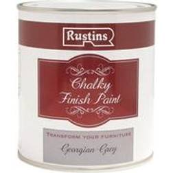 Rustins Quick Dry Chalky Finish Wood Paint Georgian Grey 0.5L