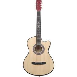 vidaXL 12-delige Gitaarset cutaway met 6 snaren western akoestisch 38"
