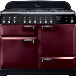 Rangemaster ELA110DFFCY/ Elan Deluxe 110cm Dual Fuel Cranberry Red