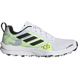 Adidas Terrex Speed Flow Trail Running Shoes - Cloud White/Core Black/Solar Yellow