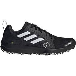 Adidas Terrex Speed Flow Trail Running Shoes - Core Black/Crystal White/Solar Yellow Female