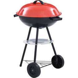 vidaXL Barbecue A Carbone Kettle Portatile XXL Con Ruote 44 cm