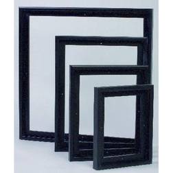 Floating Frame Matt Black 30x90cm