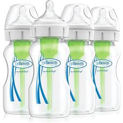 Dr. Brown's Options+ Wide-Neck Baby Bottle 270ml 4-Pack